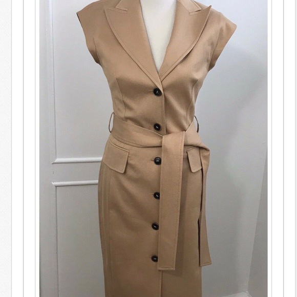 Escada Belted Trench Dress - Picture 10 of 12